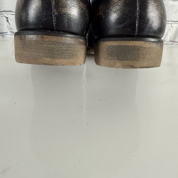 BED STU Gibson Wingtip Oxford Black Dress Shoes Brogue Leather Upper Men Size 12 - Picture 8 of 16